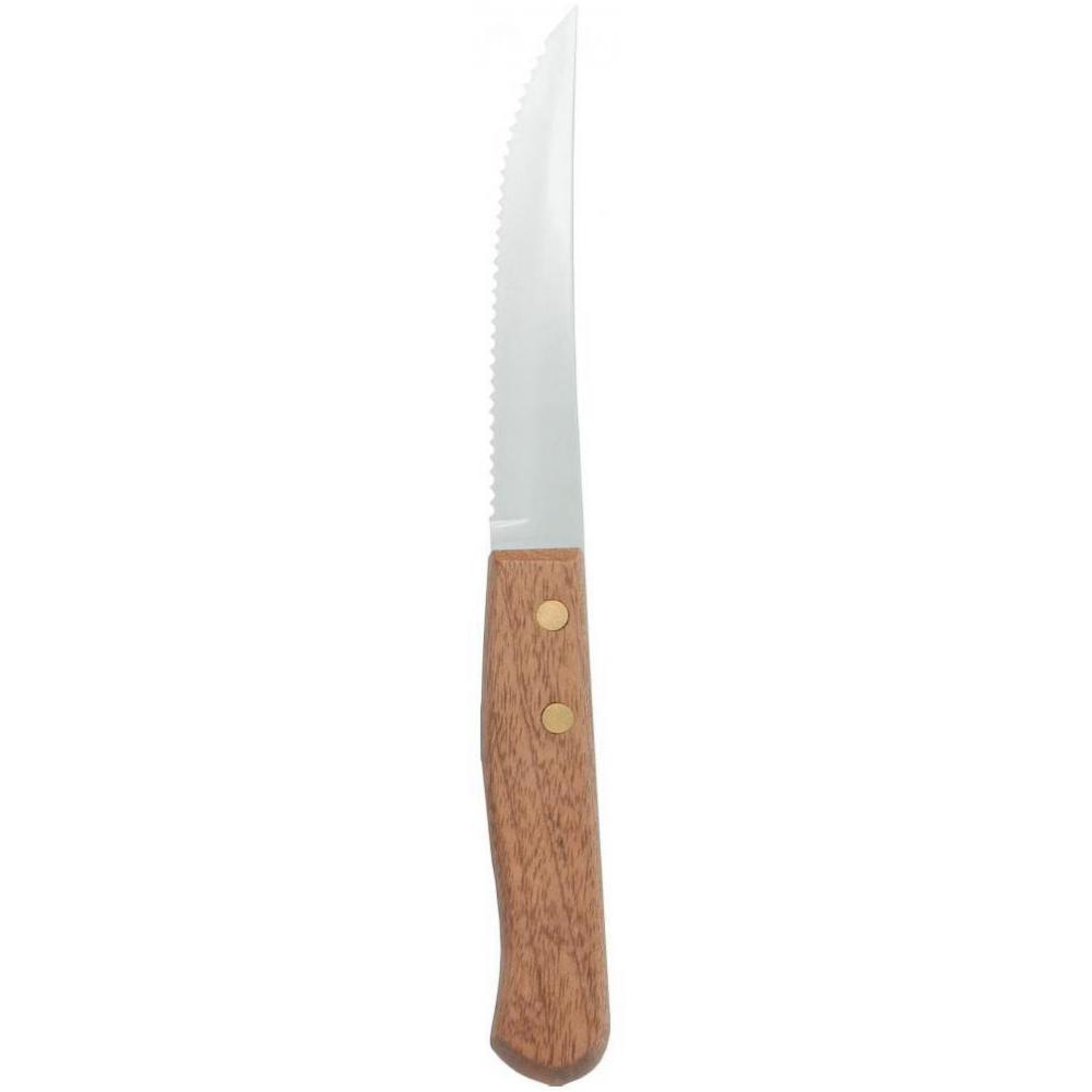 Steak Knife Wooden Handle Economy & Parish 21.2cm (8.4") Avica