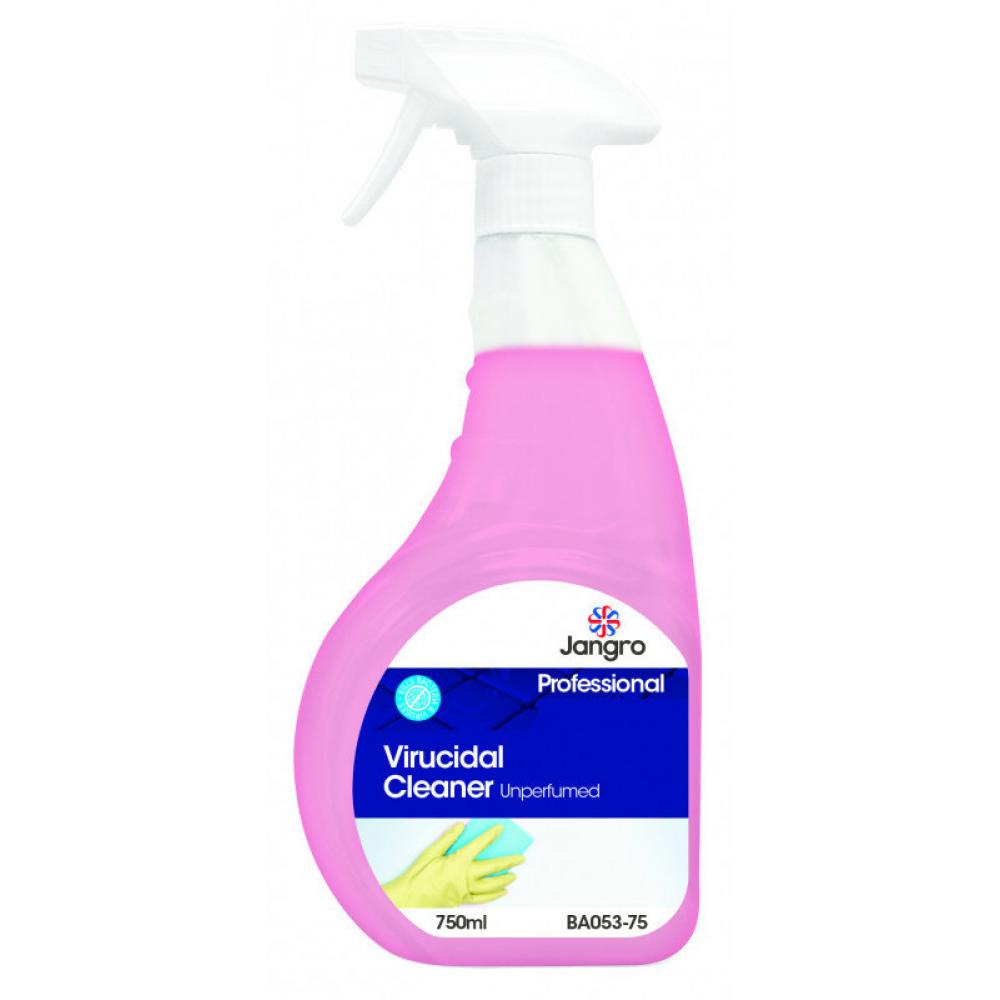 Virucidal Cleaner Unperfumed Jangro 750ml Spray Avica UK Ltd