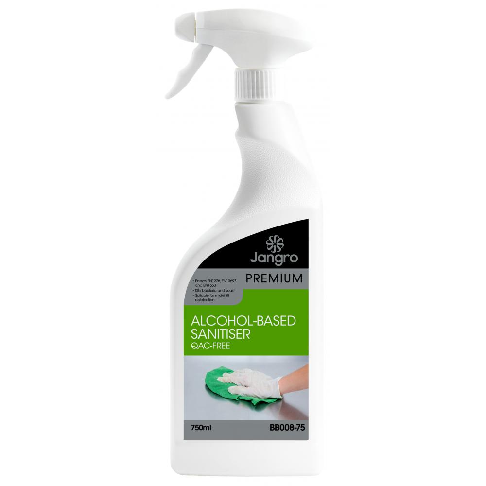 Sanitiser AlcoholBased Jangro 750ml Spray Avica UK Ltd
