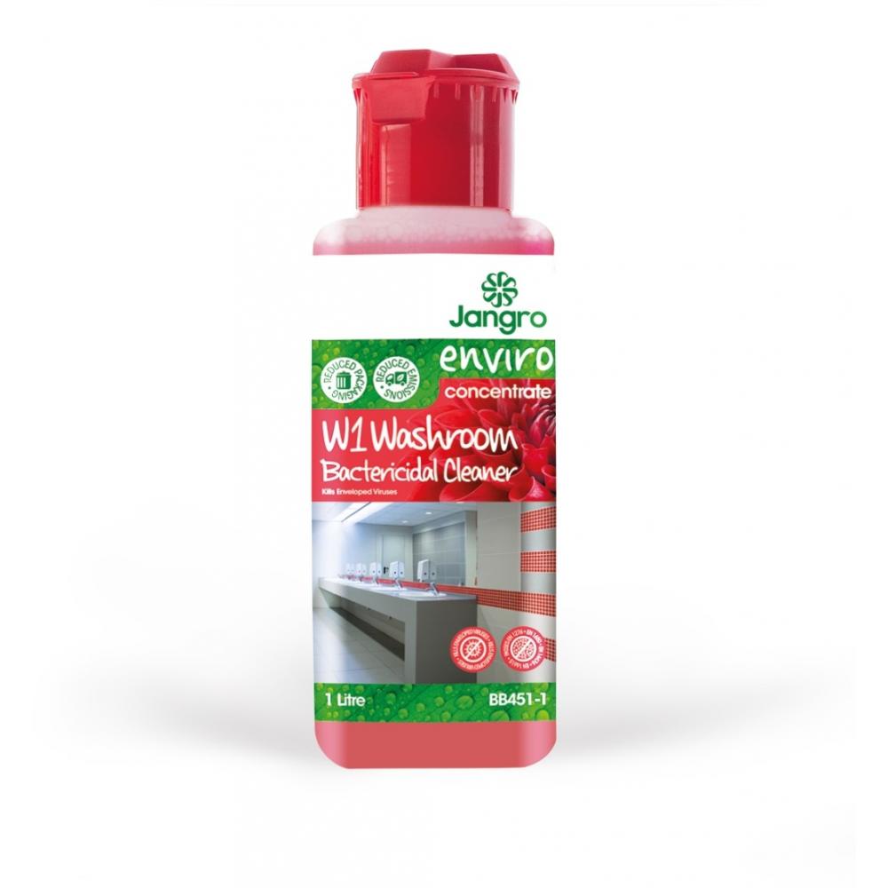 Washroom Bactericidal Cleaner Concentrated Jangro Enviro W1 1L