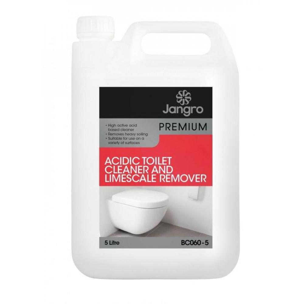 Acidic Toilet Cleaner & Limescale Remover Jangro 5L Avica UK Ltd