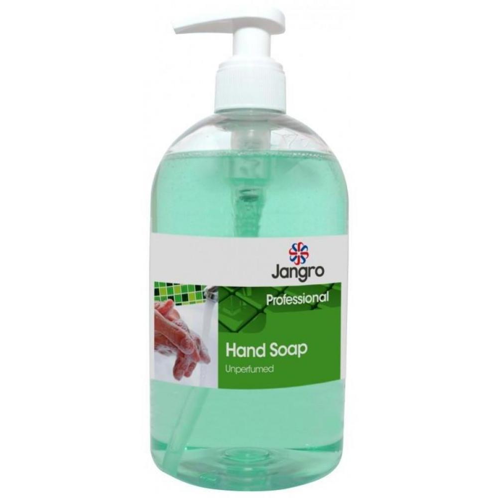 Hand Soap Unperfumed Jangro 500ml Pump Avica UK Ltd