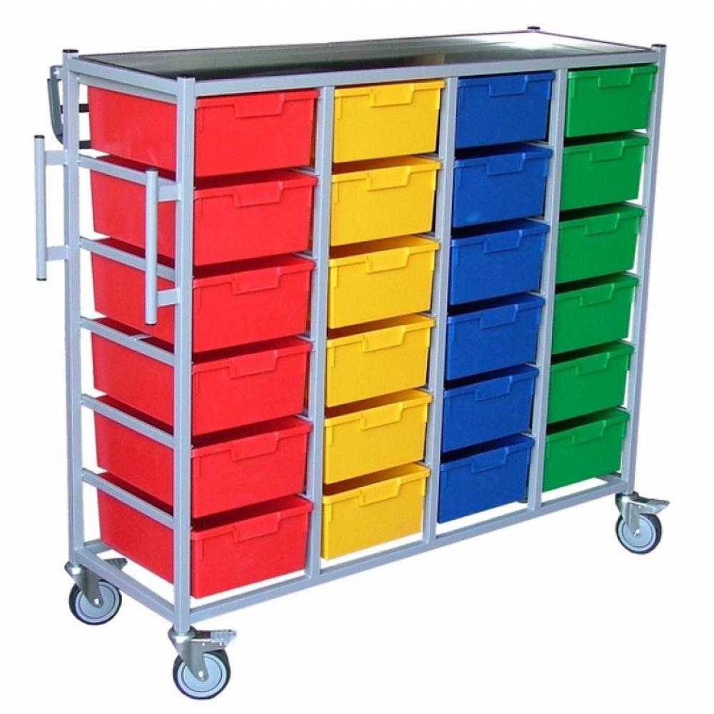 KarriCart Triple 24 Trays (8x3) + Hanging Rail Avica UK Ltd