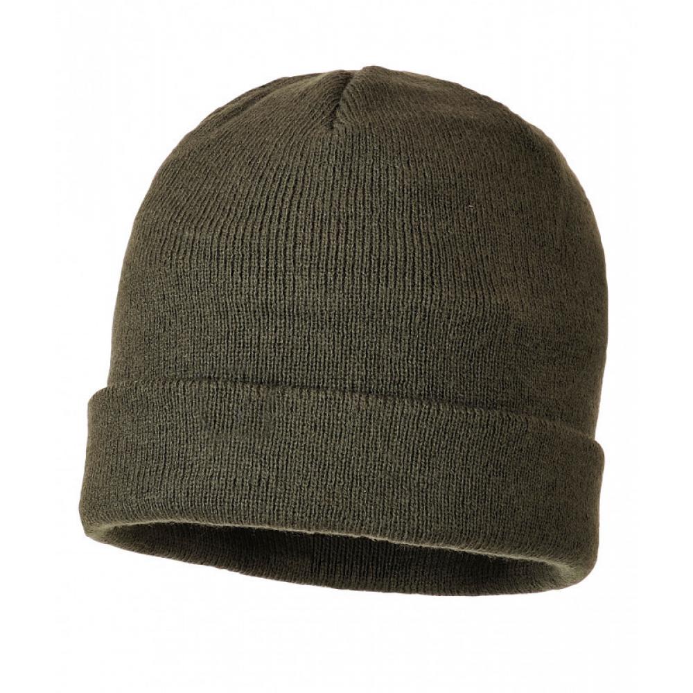 Beanie Hat - Knitted with Insulatex Lining - Olive Green - Uni-fit ...