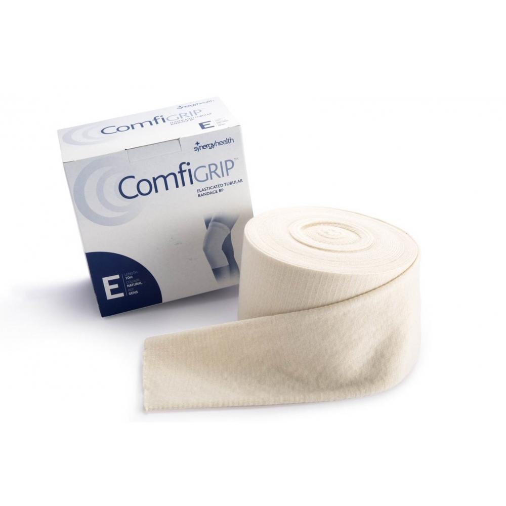 Elasticated Tubular Bandage Comfigrip™ Size G 12cm x 10m Avica