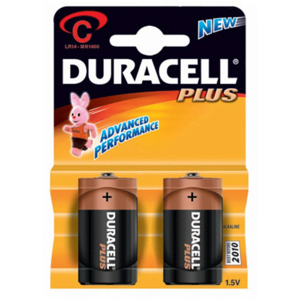 Alkaline Batteries Size C Duracell Plus Avica Uk Ltd