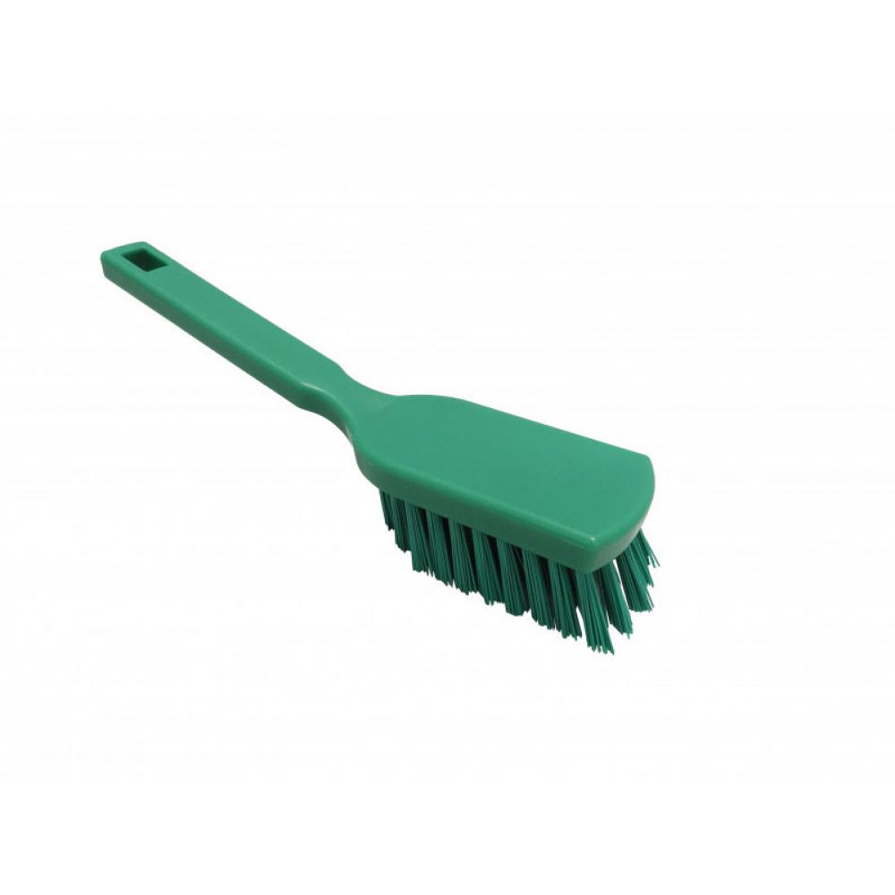 Utility Brush - Long Handle - Stiff - Green - 24cm (9.5