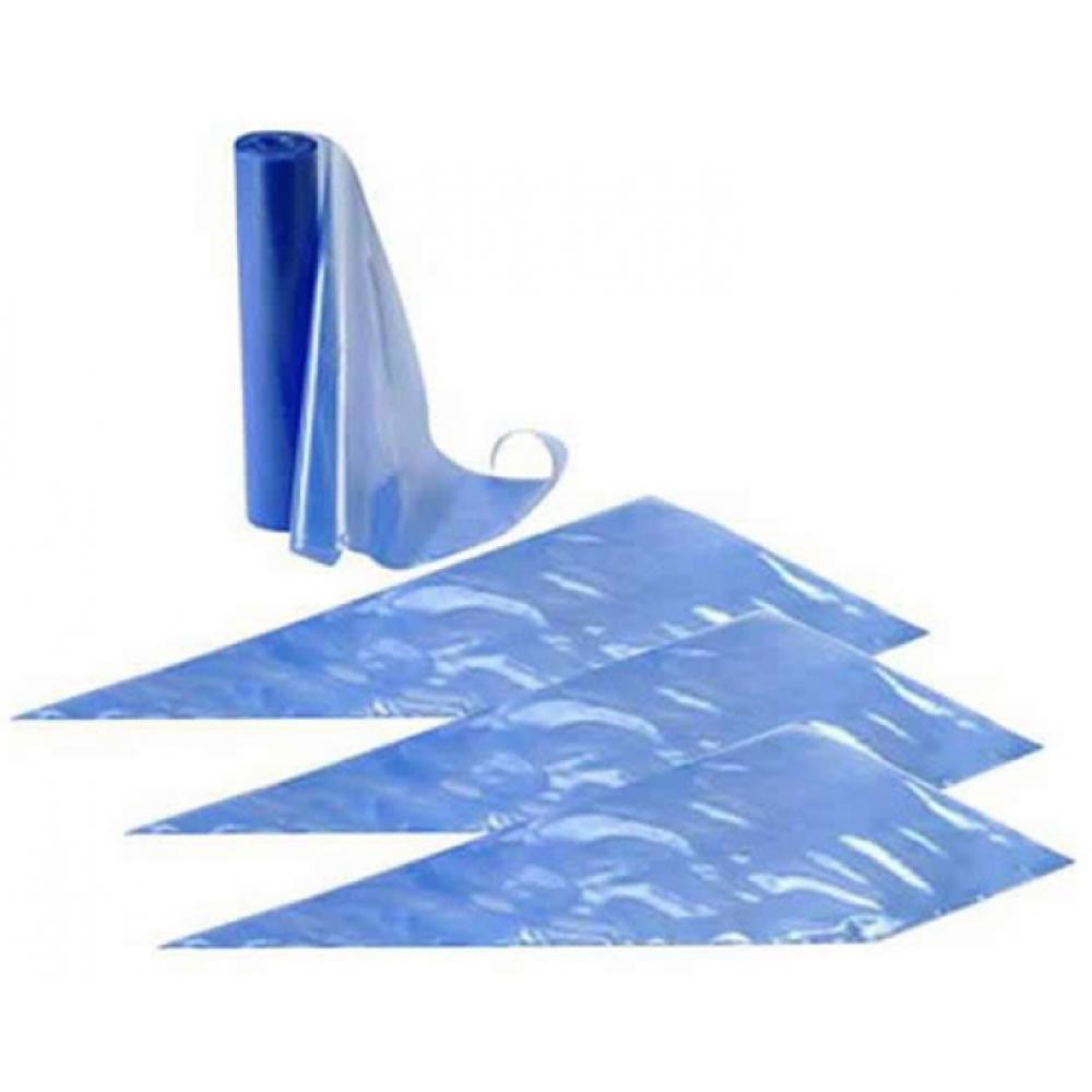 blue disposable piping bags