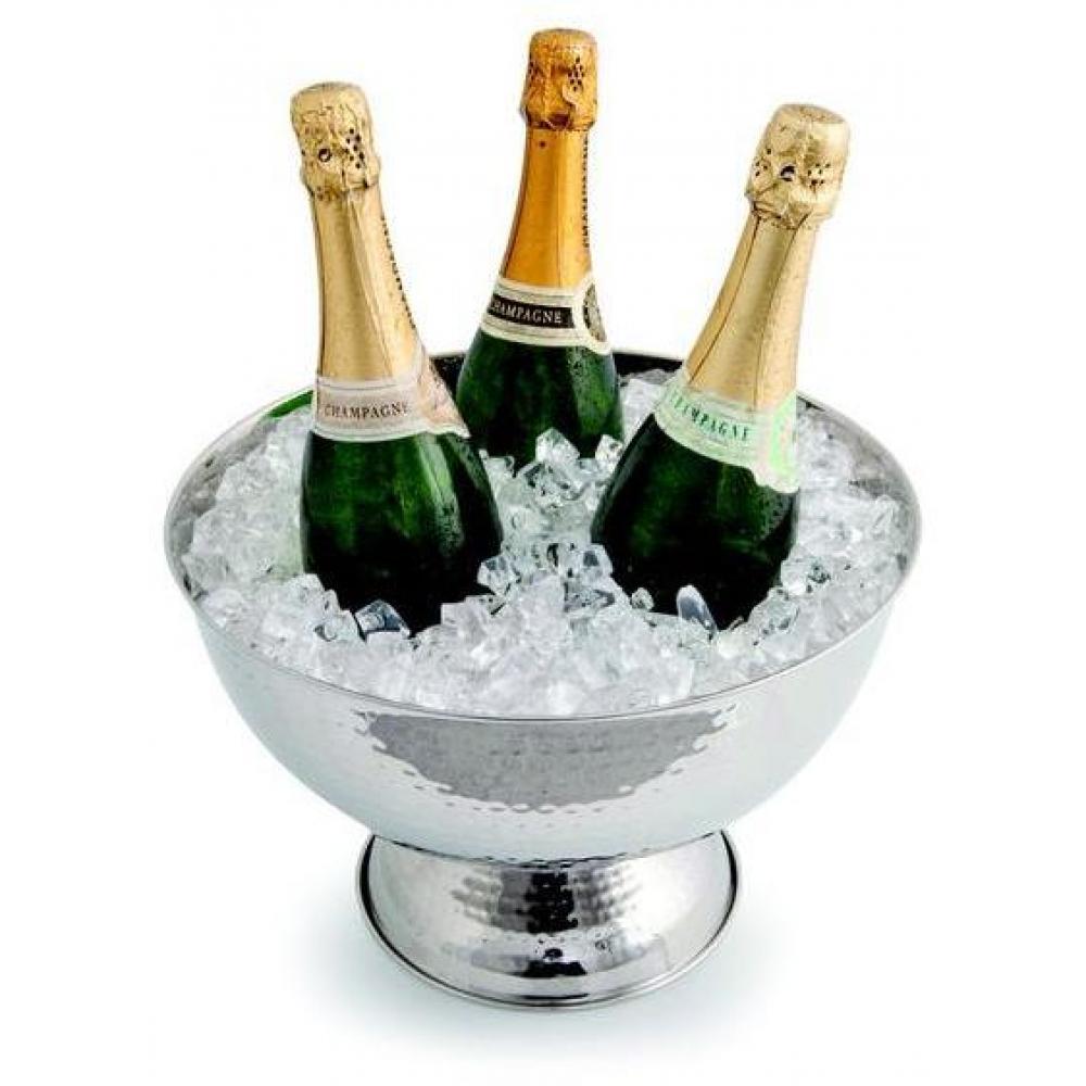Wine & Champagne Bowl Hammered Stainless Steel Bollate 9.9L