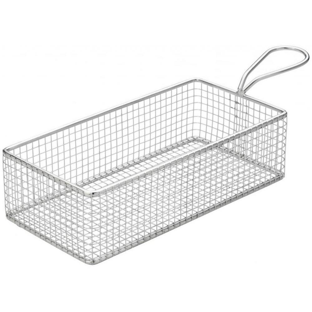 Service Basket Rectangular with Handle Wire 26cm (10.25