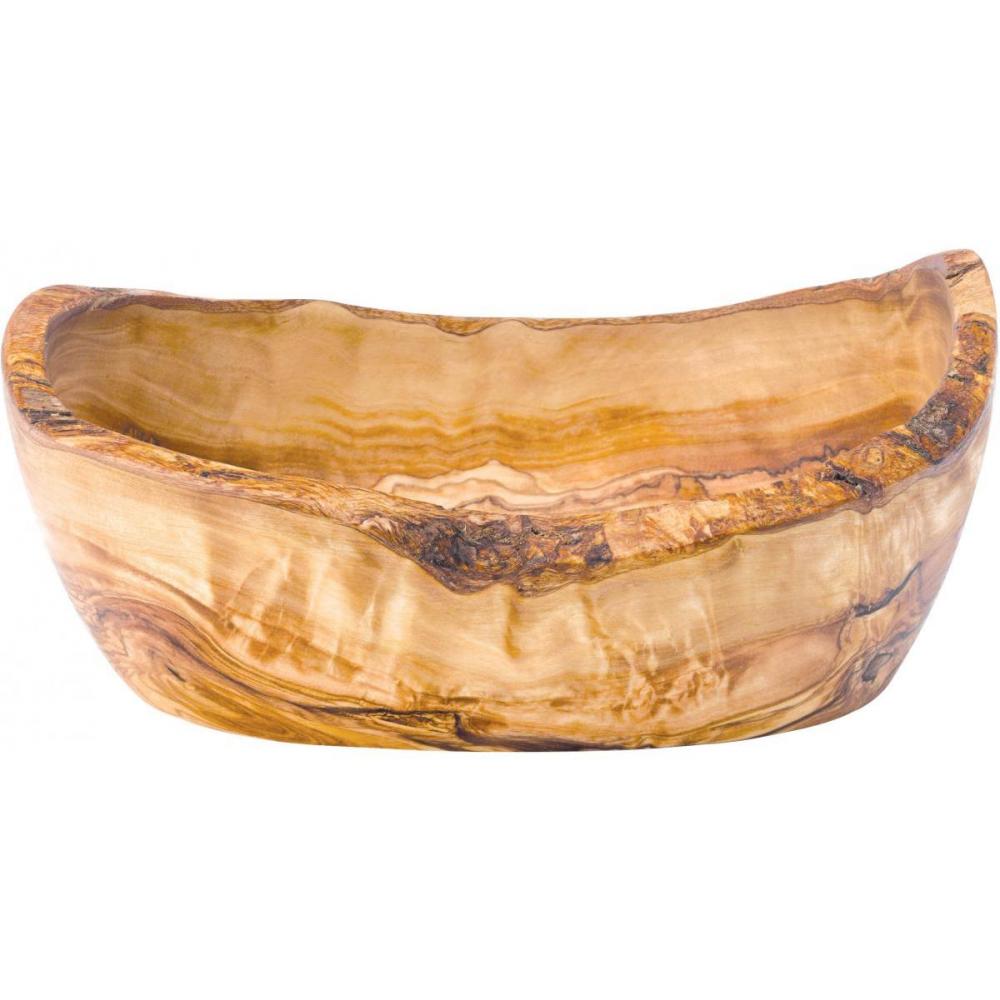 Oval Bowl Rustic Olive Wood 19.5cm (7.75") Avica UK Ltd