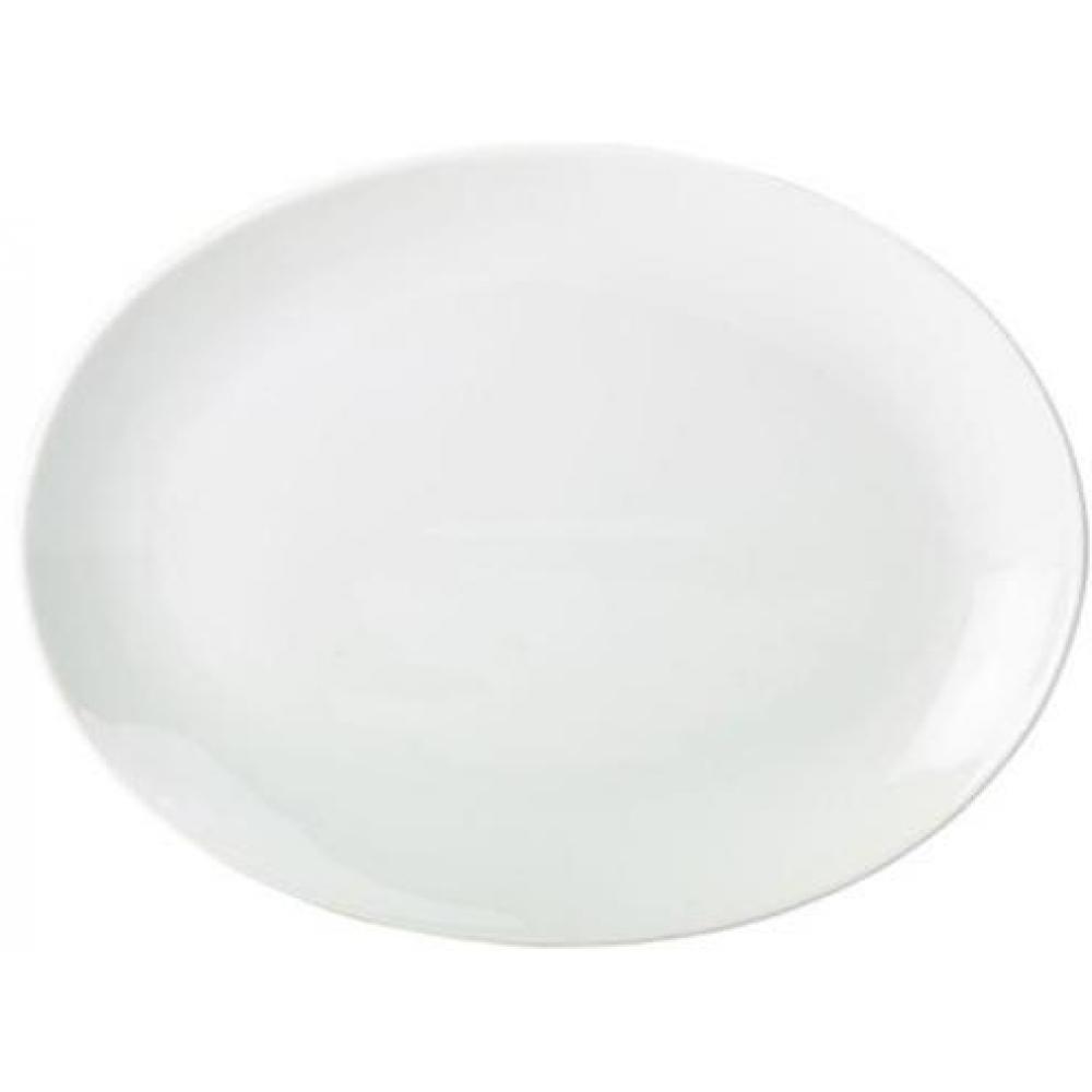 Plate Oval Porcelain 25.4cm (10") Avica UK Ltd