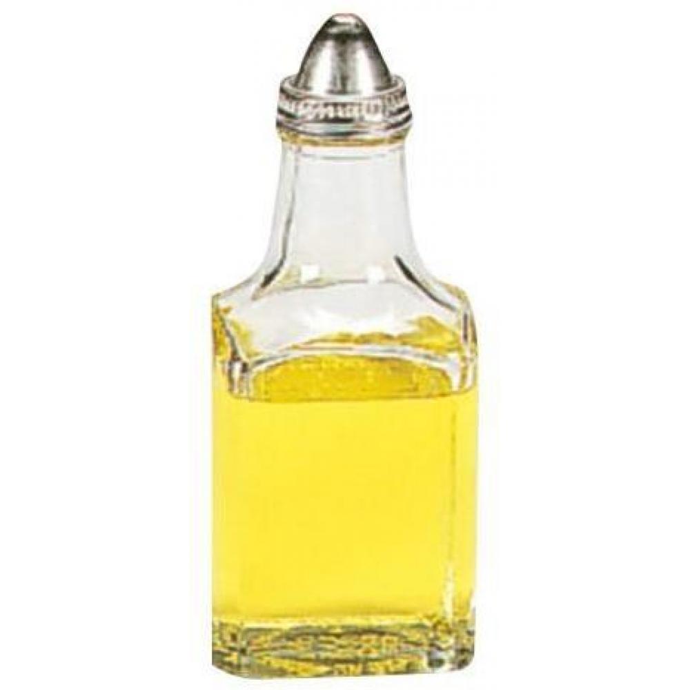 Vinegar Bottle Stainless Steel Shaker Top Square 18cl (6oz