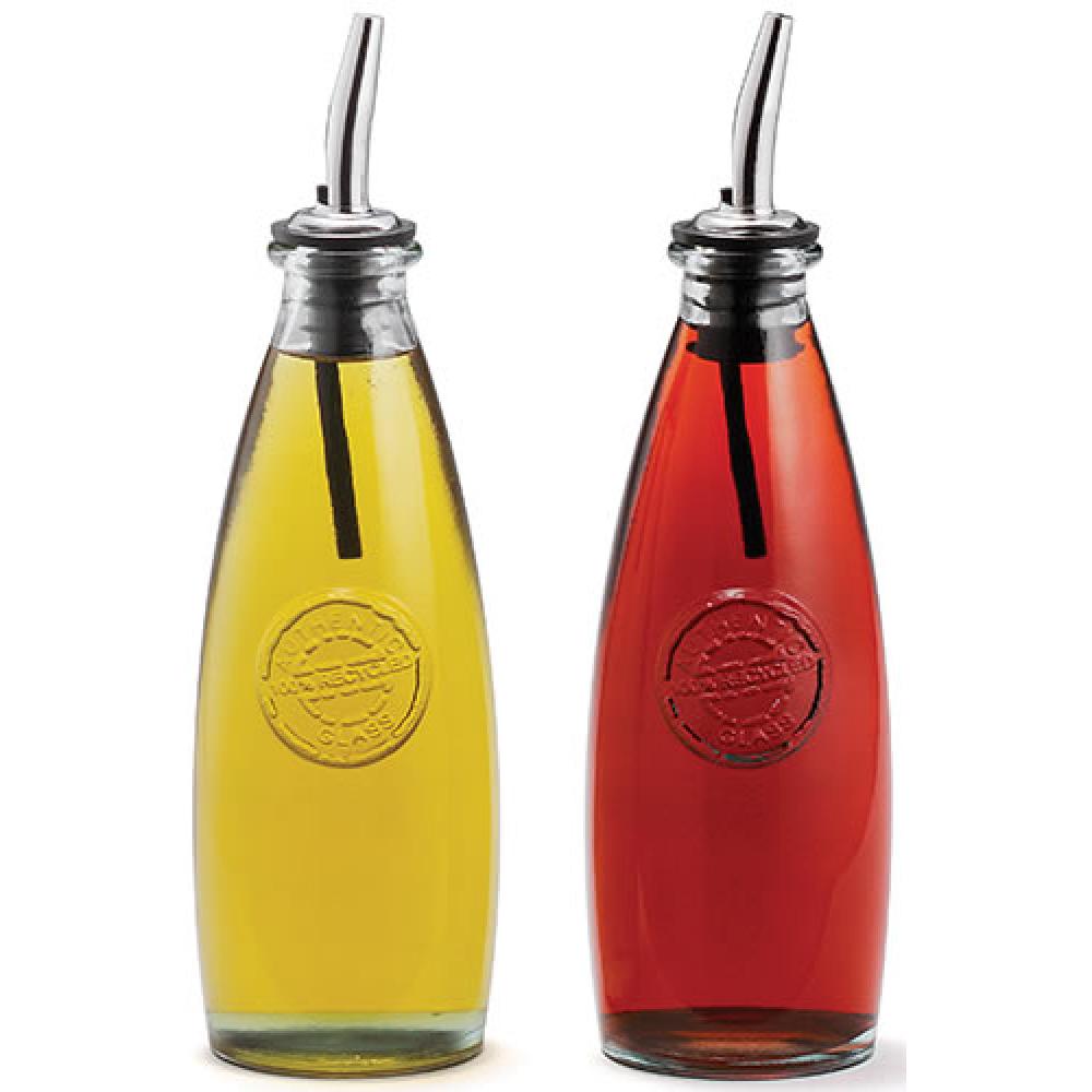 Oil or Vinegar Dispenser with Stainless Steel Pourer Authentic