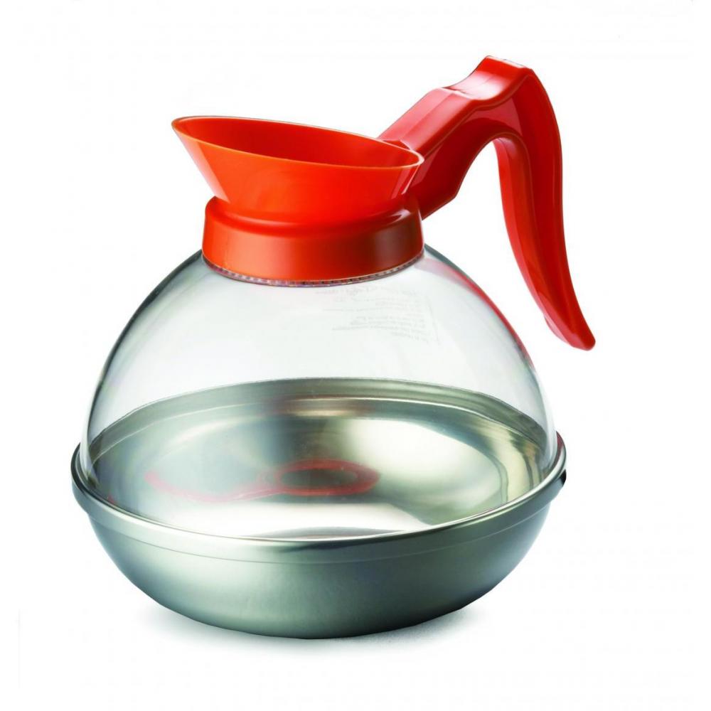 Coffee Pot Decanter Orange Handle 1.9L (64oz) Avica UK Ltd