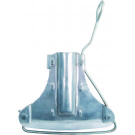 Mop Holder - With Spring - Metal - Kentucky - Silver