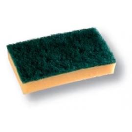 Sponge Scouring Pad - General Purpose - 3M&#8482; - Yellow & Green - 15.5cm (6.1&quot;)
