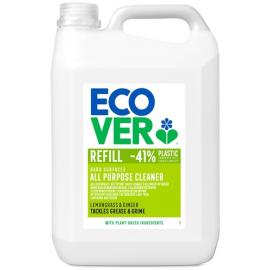 Multi Purpose - Hard Surface Cleaner - Concentrated - Ecover&#174; - Lemongrass & Ginger - 5L