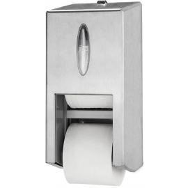Toilet Roll T7 Dispenser - Twin Coreless Mid-Size - Tork&#174; - Stainless Steel