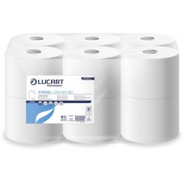 Toilet Roll - Mini Jumbo - Lucart - Strong L-ONE - White - 2 Ply - 45mm (1.8") Core - 180m