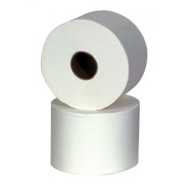 Toilet Roll - Micro Mini - Jangro - White - 2 Ply - 90mm (3.5&quot;) Core - 100m