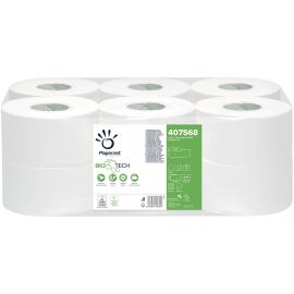 Toilet Roll - Mini Jumbo - Bio Tech - White - 2 Ply - 76mm (2.25&quot;) Core - 150m