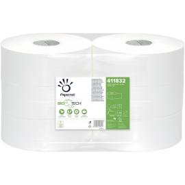 Toilet Roll - Maxi Jumbo - Bio Tech - White - 2 Ply - 60mm (2.25&quot;) Core - 400m