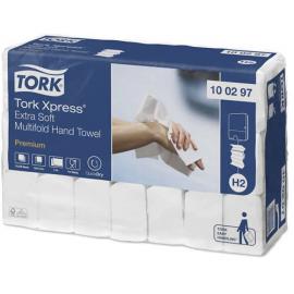 Multifold Hand Towel - H2 Premium Extra Soft - Tork&#174; Xpress&#174; - White - 2 Ply - 100 Sheet