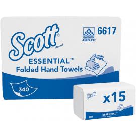 Interfold Hand Towel - Small - SCOTT&#174; Essential&#8482; - White - 1 Ply