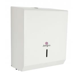 Hand Towel Dispenser - Coated Metal - Jangro - White