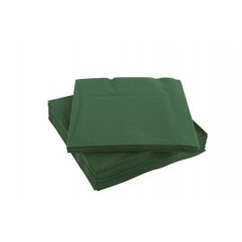 Lunch Napkin - Tork&#174; - Dark Green - 4 Fold - 2 Ply - 33cm