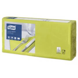 Lunch Napkin - Tork&#174; - Lime - 4 Fold - 2 Ply - 33cm