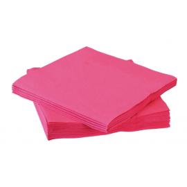 Lunch Napkin - Tork&#174; - Bright Pink - 4 Fold - 2 Ply - 33cm