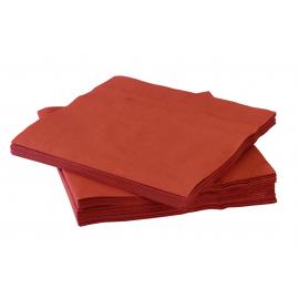 Lunch Napkin - Tork&#174; - Terracotta - 4 Fold - 2 Ply - 33cm