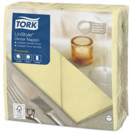 Dinner Napkin - Premium - Tork&#174; - Linstyle&#174; - Champagne - 8 Fold - 1 Ply - 39cm