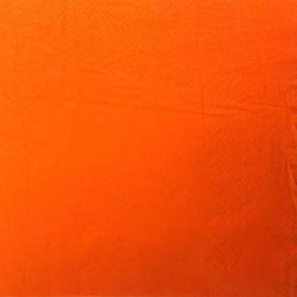 Dinner Napkin - Orange - 4 fold - 2 ply - 39cm