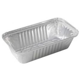 Foil Takeaway Container - Oblong - Aluminium Foil - No 2 - Oblong - 48cl (16.25oz)