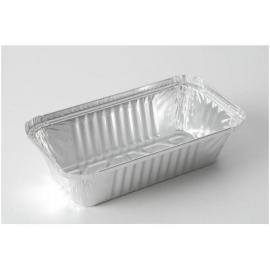 Foil Takeaway Container - Oblong - Aluminium Foil - No 6a - Oblong - 69.5cl (23.5oz)