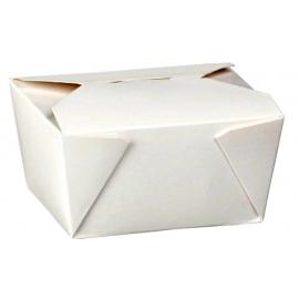 Food Carton - Microwavable - Dispo-Pak - White - No: 1 - 75.5cl (26.6oz)