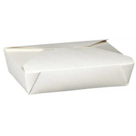Food Carton - Microwavable - Dispo-Pak - White - No: 2 - 145cl (51oz)