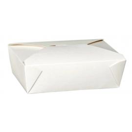 Food Carton - Microwavable - Dispo-Pak - White - No: 3 - 196cl (69oz)