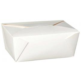 Food Carton - Microwavable - Dispo-Pak - White - No: 4 - 278cl (98oz)