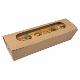 Baguette Box - Tuck-top - Paper - Brown - 25.4cm (10&quot;)