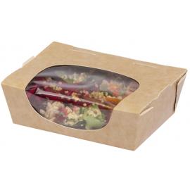 Pasta or Salad Box - Compostable - Kraft Board - Oblong - 16cm (6.3&quot;)
