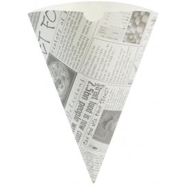 Chip Cone - Newsprint - 15cl (5oz)