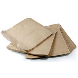 Paper Bag - Brown - Strung - Square - 18cm (7")