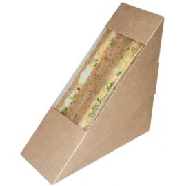 Sandwich Wedge - Rear Loading - Kraft - Standard - 5.2cm (2&quot;)