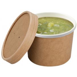 Soup Pot - Compostable - Kraft - 23cl (8oz) - 90mm