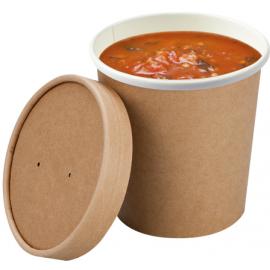 Soup Pot - Compostable - Kraft - 45cl (16oz) - 97mm