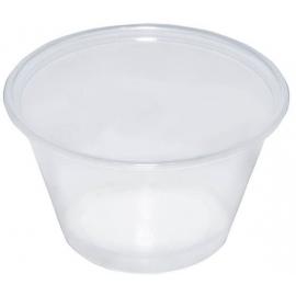 Portion Pot - Clear Plastic - 11.5cl (4oz)